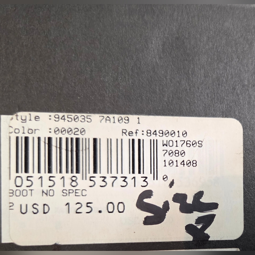 Armani Exchange Black Rain Boots - Picture 5 of 5